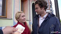 german scout anorexic milf delia talk to cheating ass fuck at public agent casting